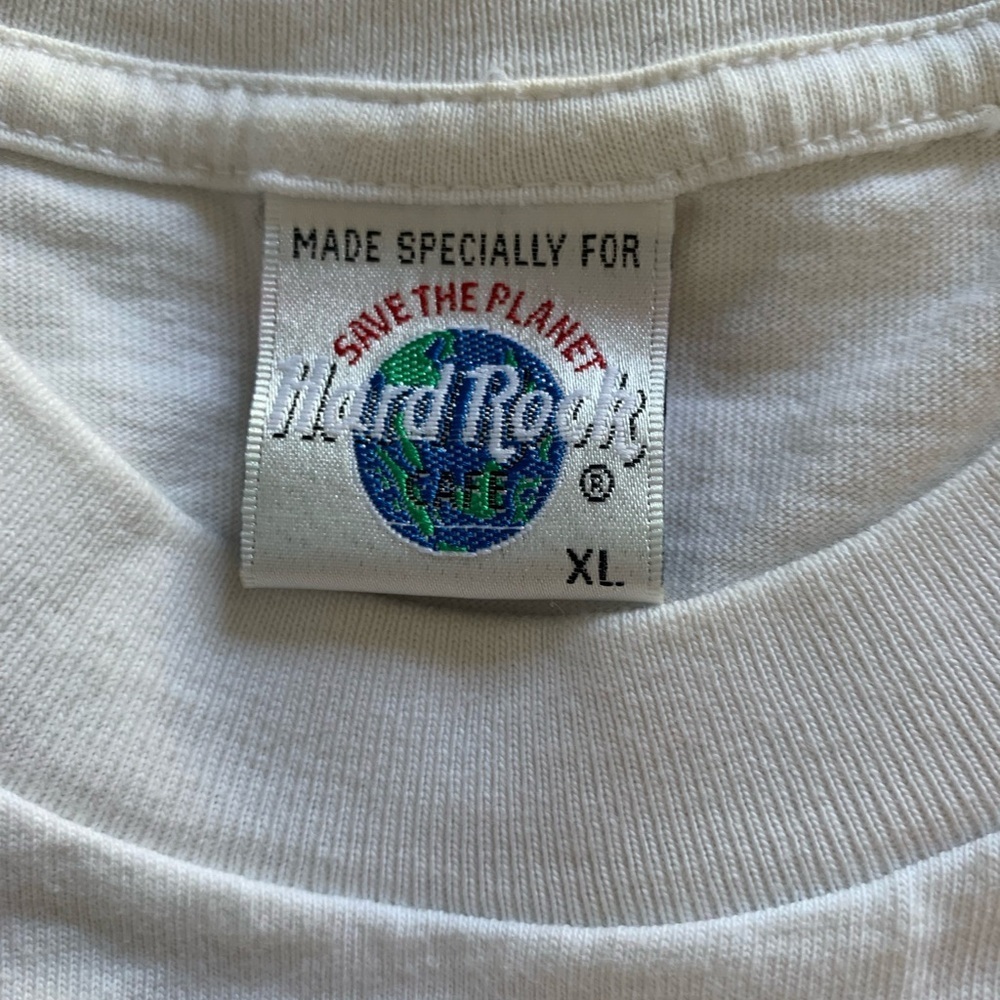 Hard Rock Cafe Real Vintage 3 100% Cotton T-shirts Bangkok Hong Kong Kowloon XL - Picture 12 of 16